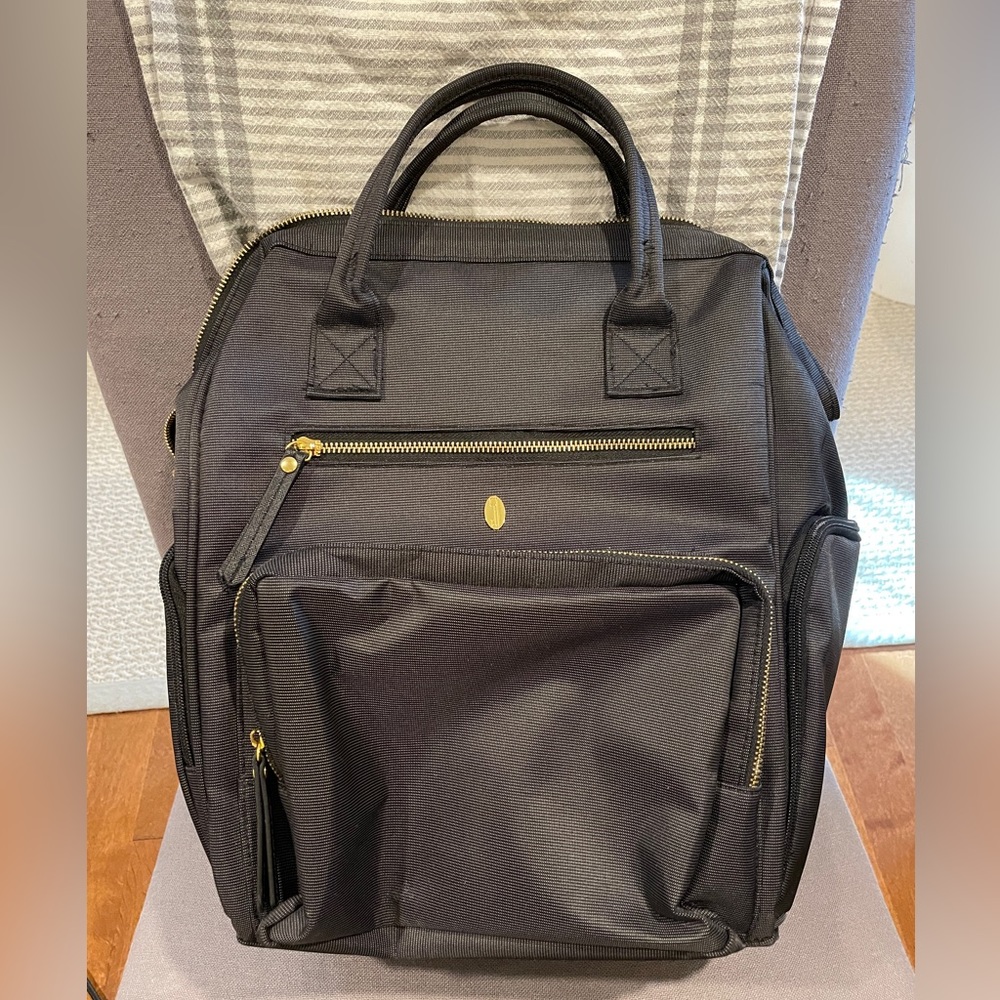 Charcoal Nylon Backpack